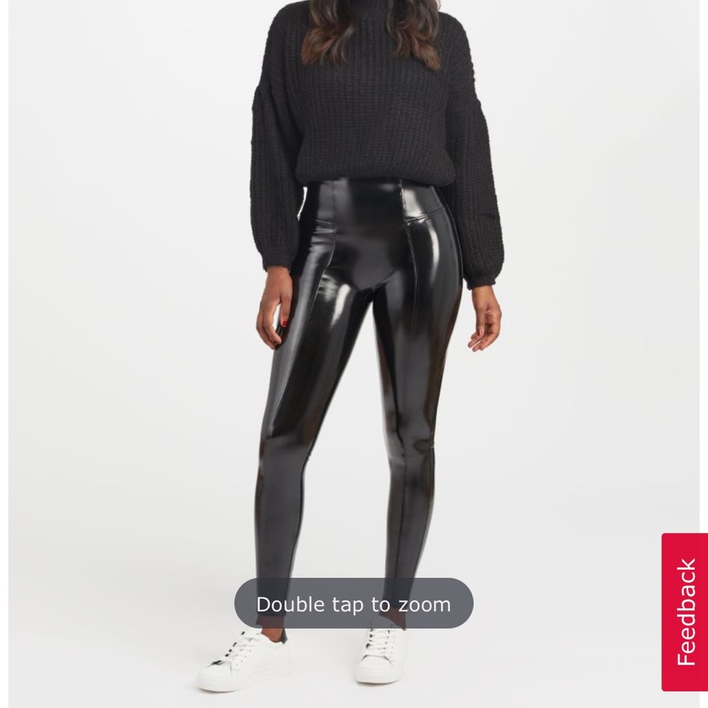 SPANX | Patent Leather Leggings